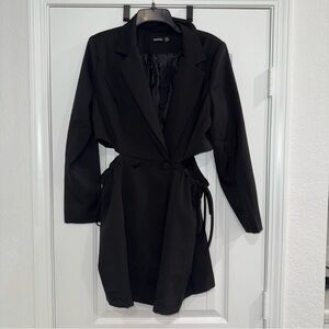 Boohoo Elegant Black Blazer Jacket